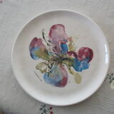 Set of 2 deco plates signed Zao Wou Ki
