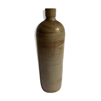 Vase bouteille grès