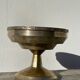 Art Deco footed cup in silver metal