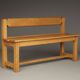 Vintage Rustic Wooden Oak Bench