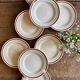 Set of 8 vintage dessert plates - Gilles de Gien