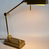 Vintage brass table lamp, Holtkötter Germany
