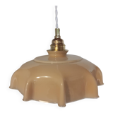 Vintage opaline pendant light