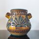 Vintage glazed ceramic vase