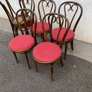 Set de 6 chaises de restaurant