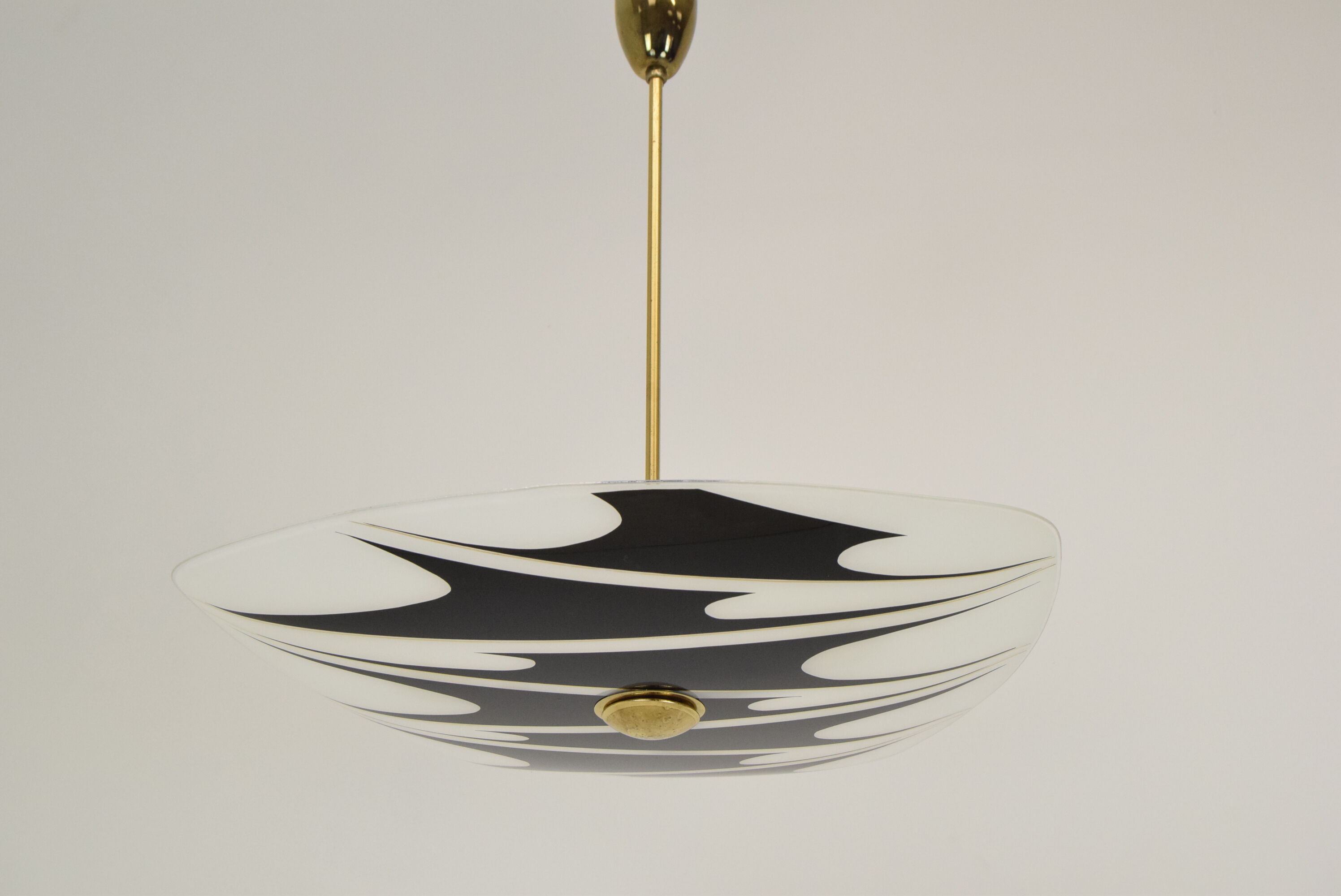 Mid-century Glass Pendant,1960's.