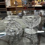 Set of 08 Saint-Louis champagne glasses