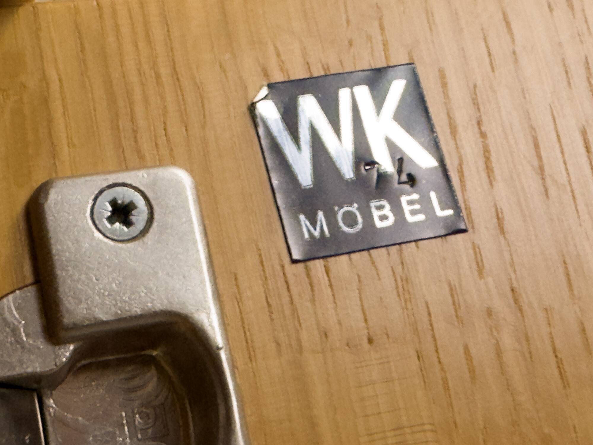 Vintage Oak Cabinet from Wk Möbel, 1974