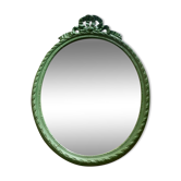 Antique wooden mirror
