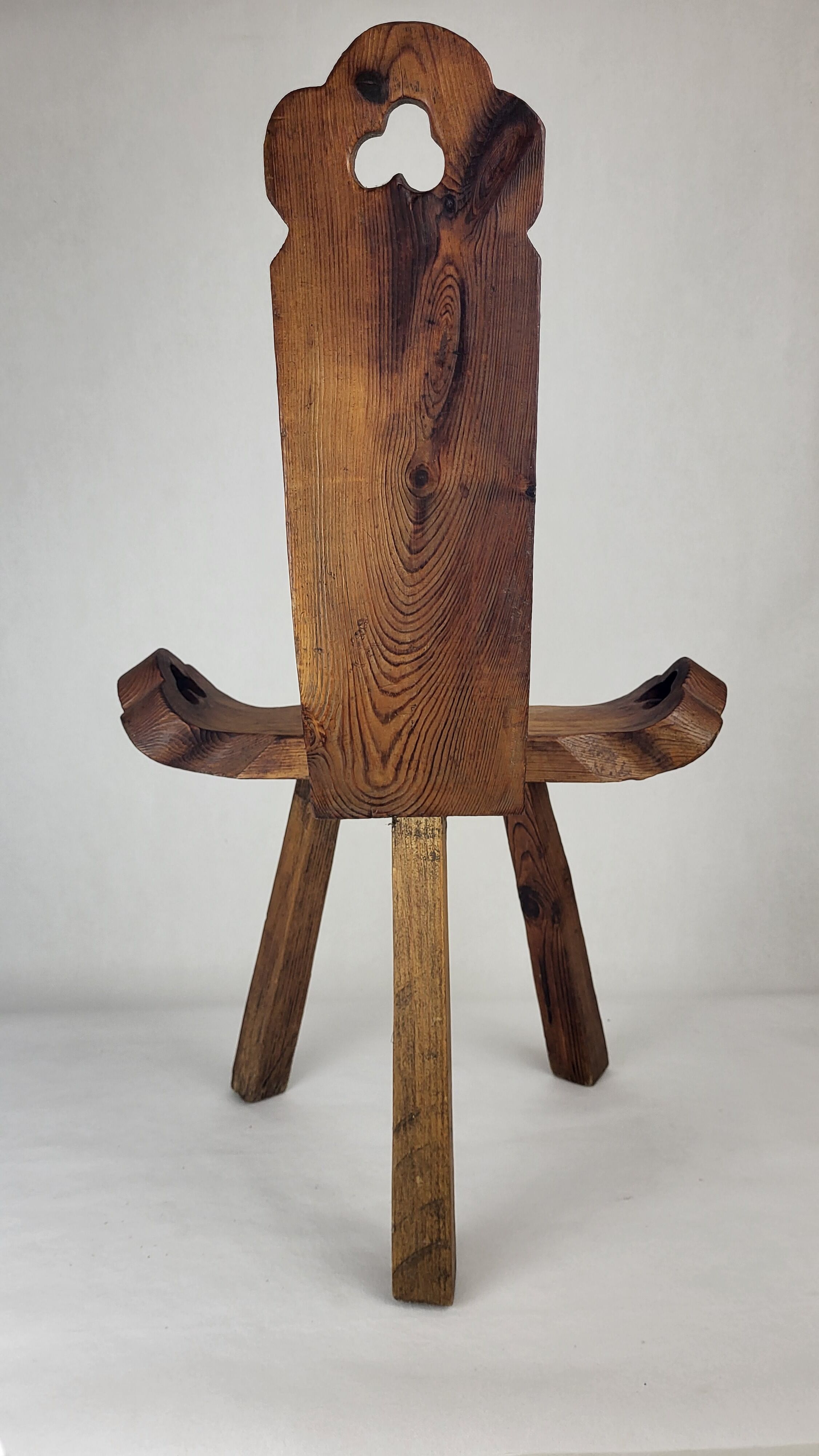 Brutalist tripod stool / chair