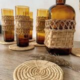 Vintage glass/carafe service