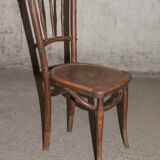Series of 5 bistro chairs - early 20th century