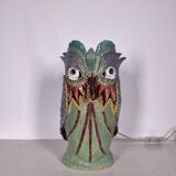 Ceramic owl lamp, 2019