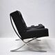 Chaise longue de style Barcelone — pièce sculpturale d'exception
