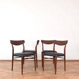 Mid-Century Teak Dining Chairs by Gustav Herkströter for Lübke, 1960s, Set