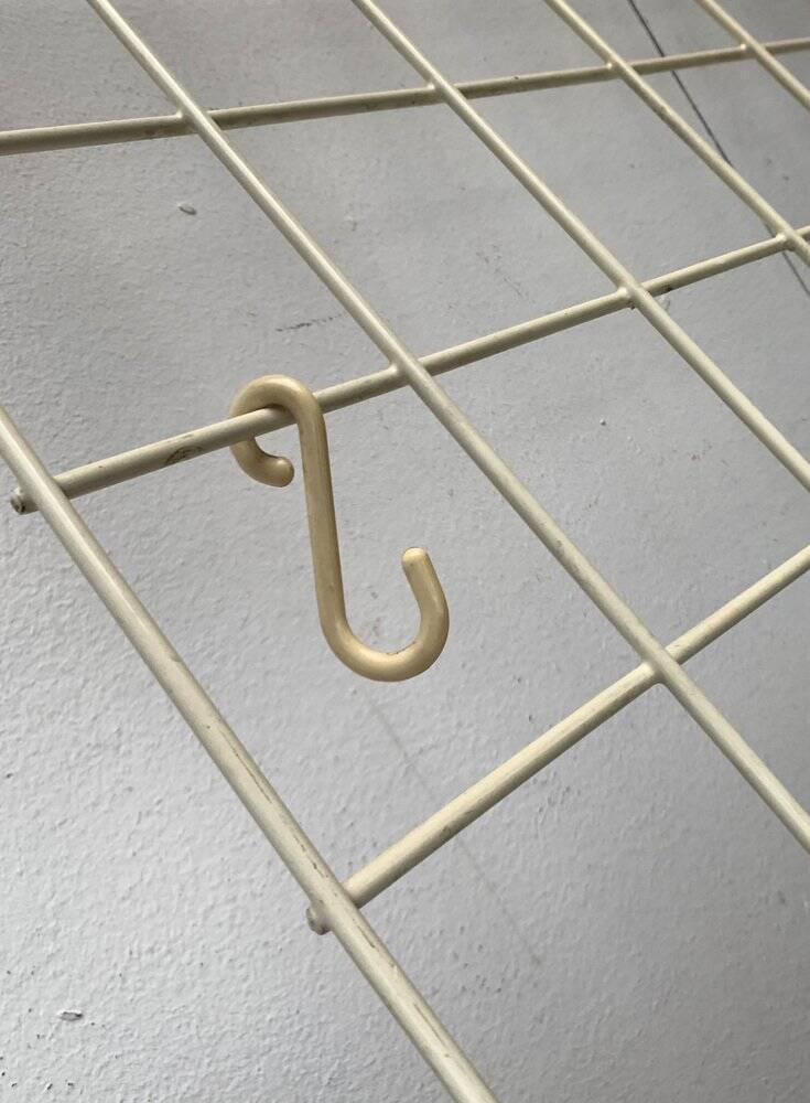 German minimalist Mid-Century coat rack in rope, 1960s