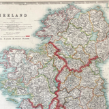 Carte ancienne : L'Irlande by Keith Johnston - XIXe