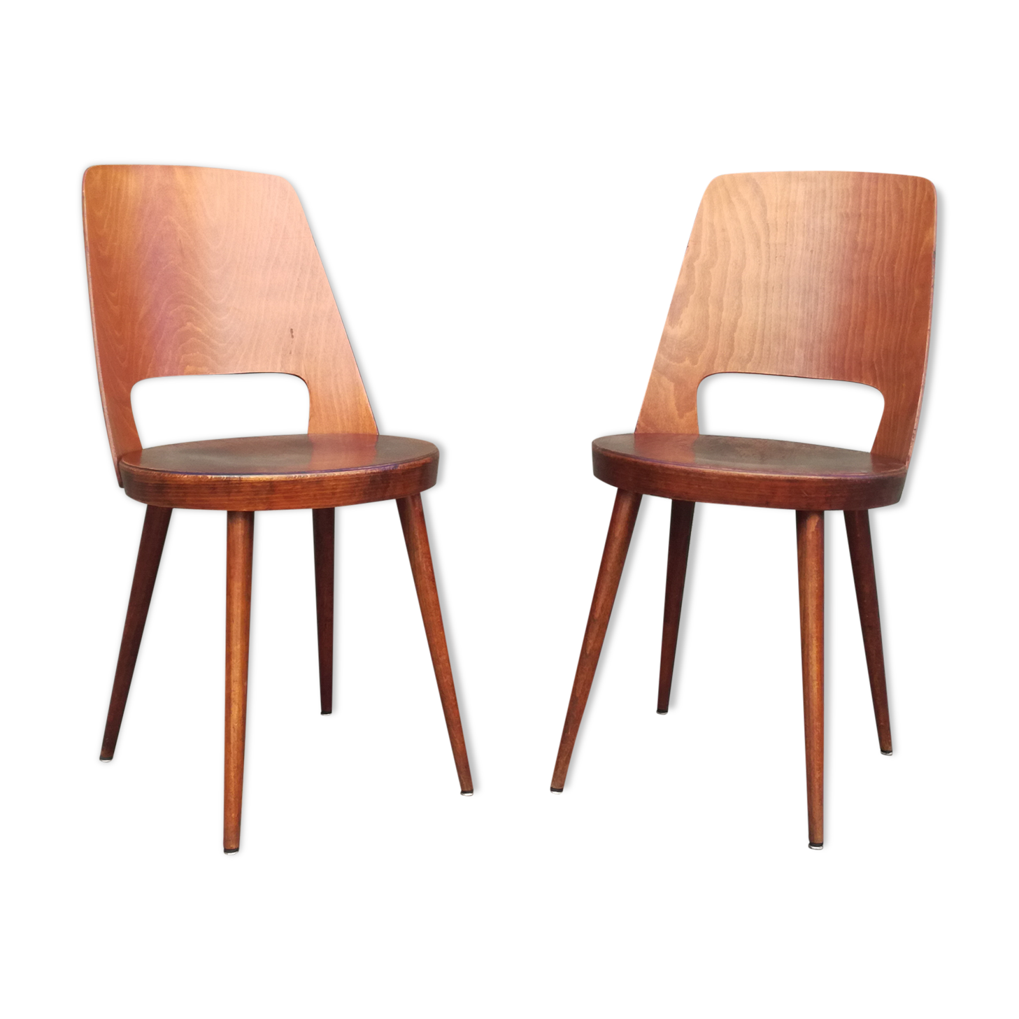 Pair of Baumann Mondor bistro chairs
