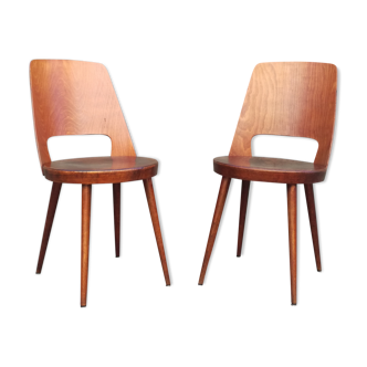 Pair of Baumann Mondor bistro chairs