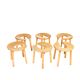 Antti Nurmesniemi, set of six sauna stools, designed for the Palace Hotel, 1952