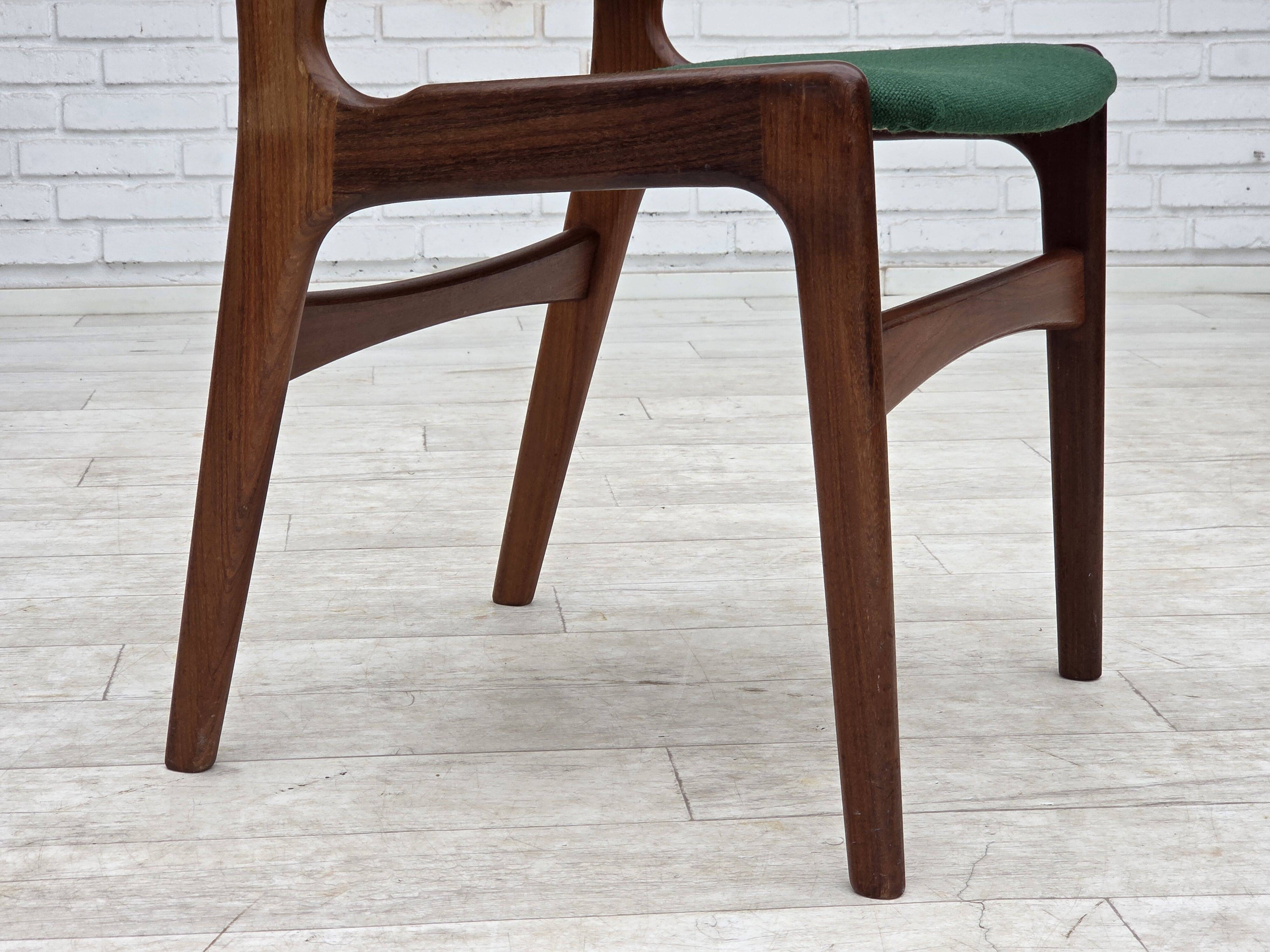 1960s, Danish design by Erik Buch, set of 4 dining chairs model 89.