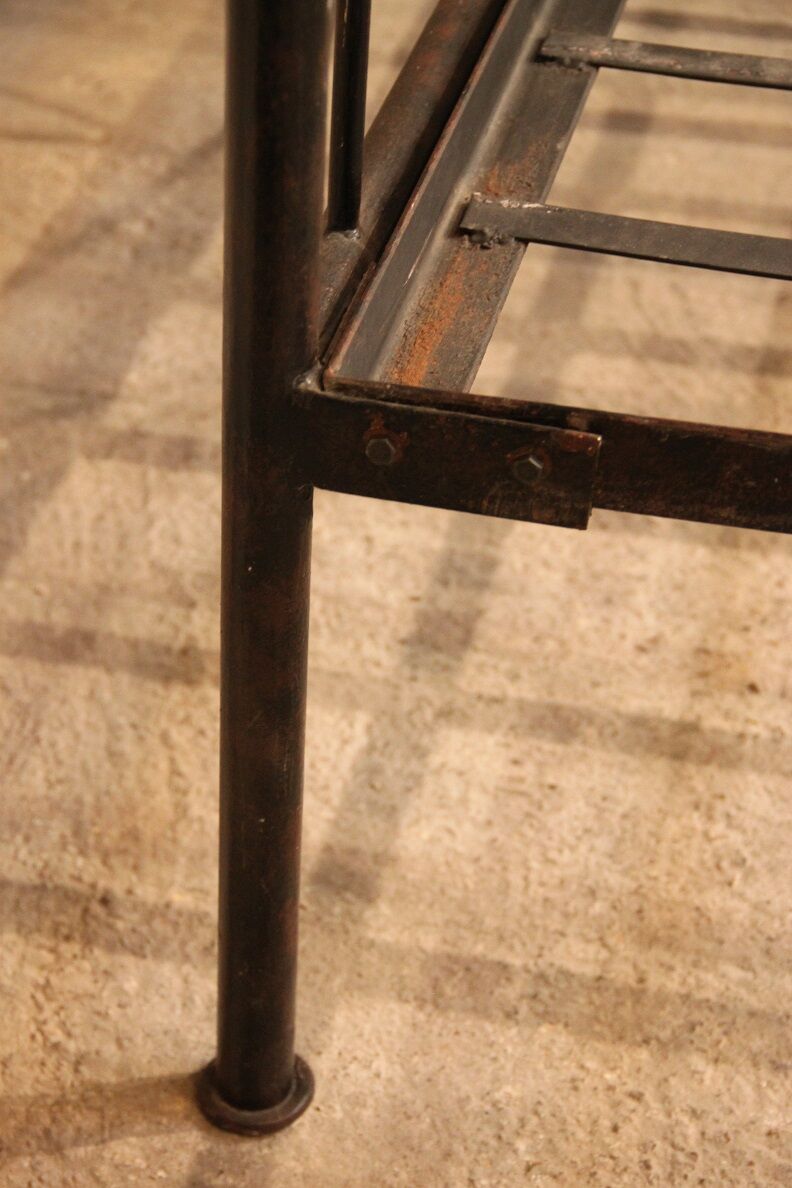Wrought iron bed 1m80