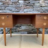 Bureau vintage en bois 60's