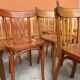 Lot 20 Chaises bistrot Thonet Fischel restaurant dépareillées bois courbé