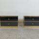 Pair of bedside cabinets, 1970s