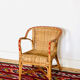 Rattan and wicker children's chair