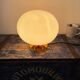 White opaline table lamp electrified to nine