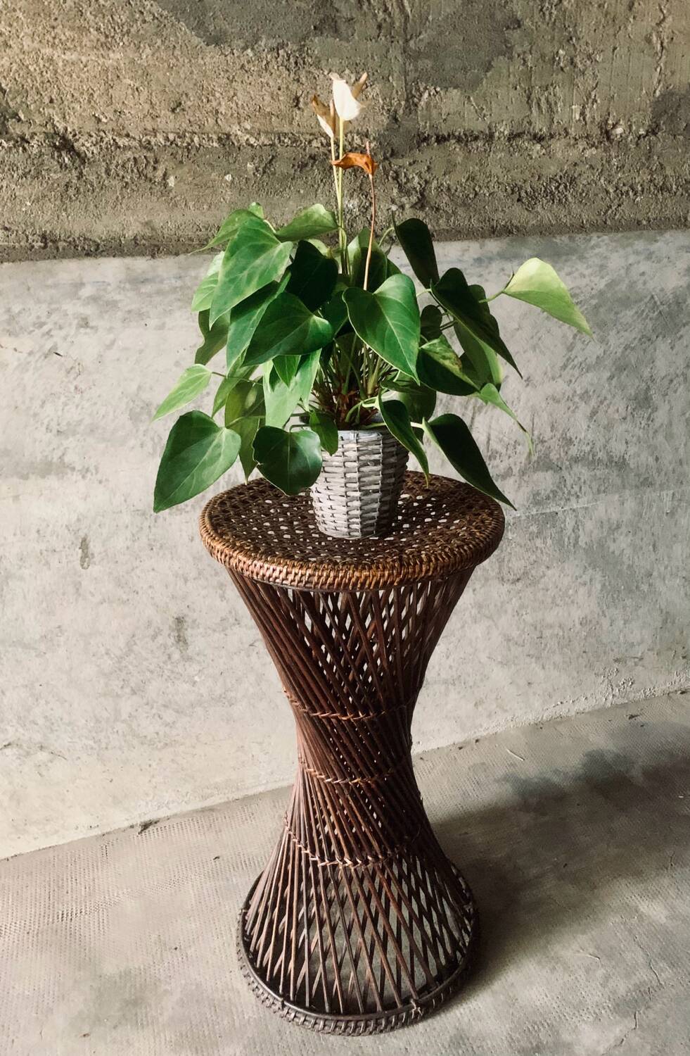 Vintage rattan saddle in “Diabolo” format