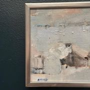 Original Swedish Oil on Board – “Abstract Seascape” by G. Rosén