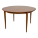 Mid-century round teak extendable dining table from Skovmand & Andersen, Denmark, 1960s