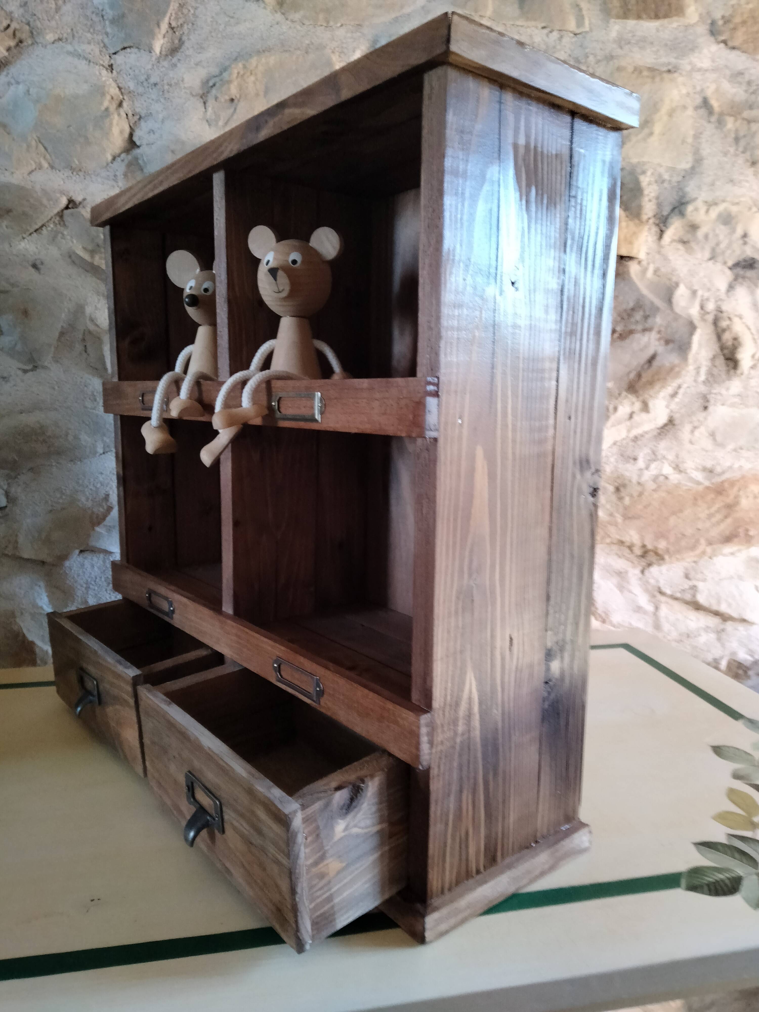 Grocery store shelf, old.