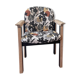 Autumn Printed Wood Armchair