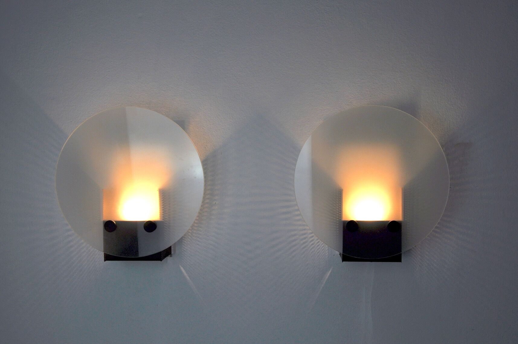 Pair of wall lamps, Spain, 1970