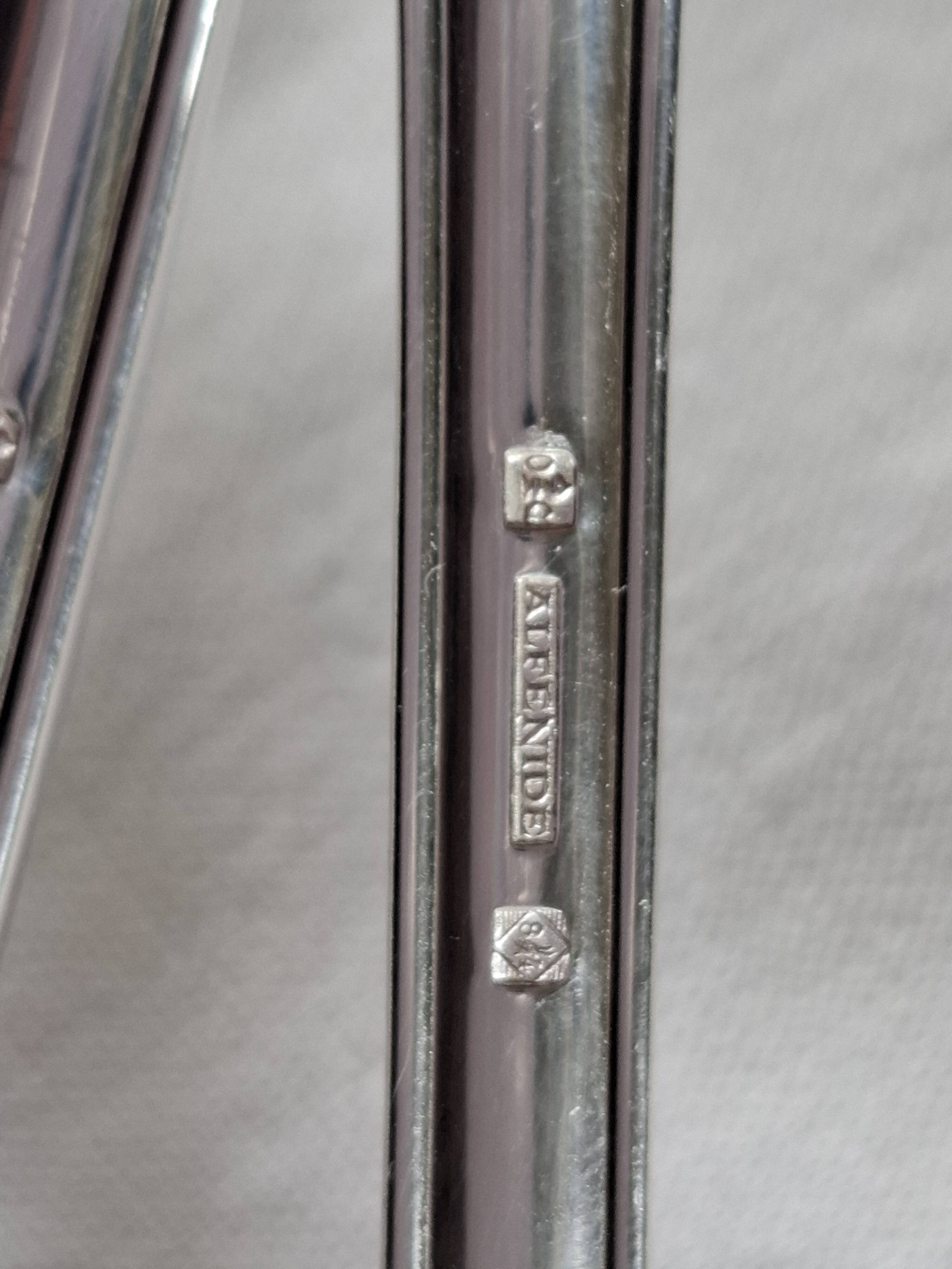 Christofle Alfenide silver cutlery, Coquille/Vendôme model, x6 or 12