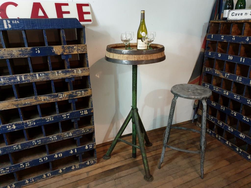 Eat standing industrial bistro