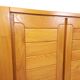 Armoire dressing vintage Maison Regain en orme des années 70 80
