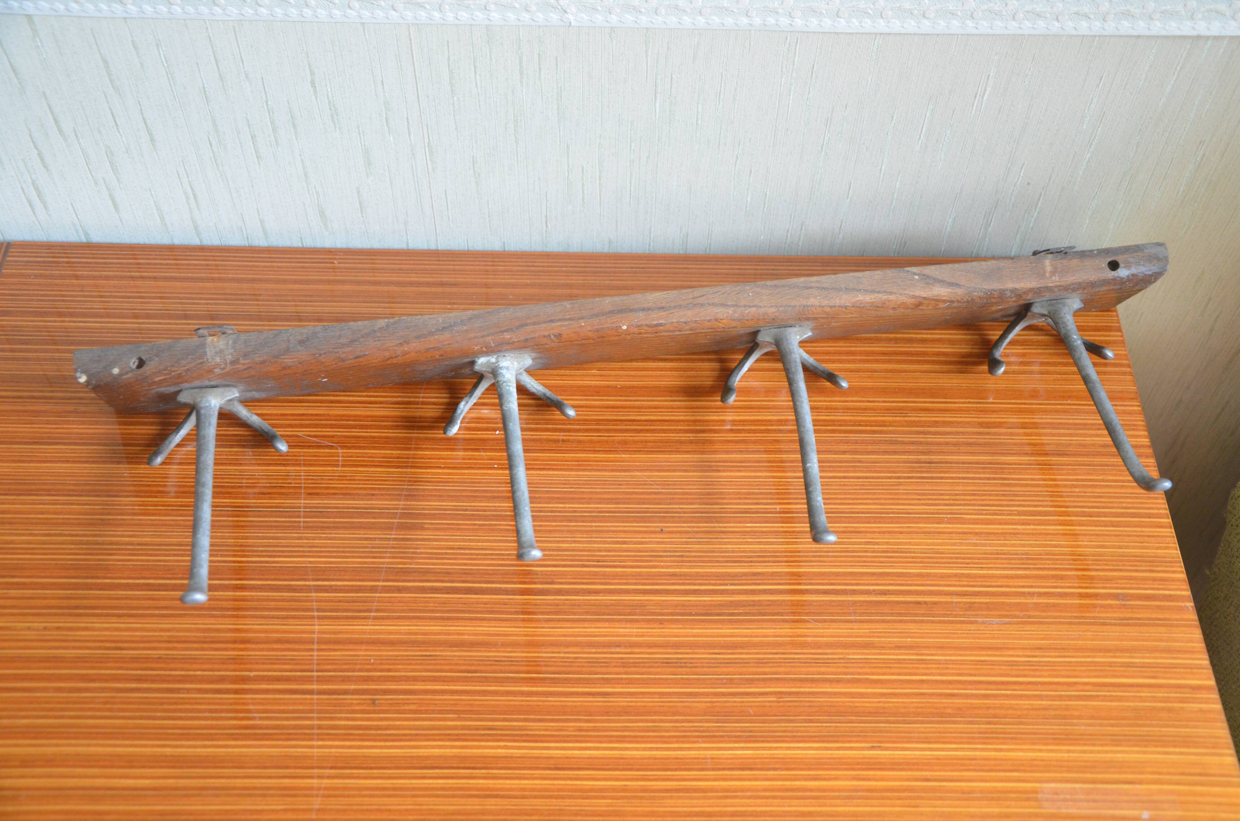 Vintage school coat rack
