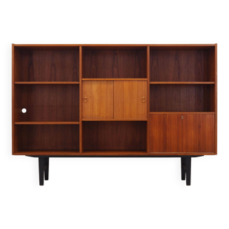 Teak bookcase, Danish design, 1970s, production: Denmark