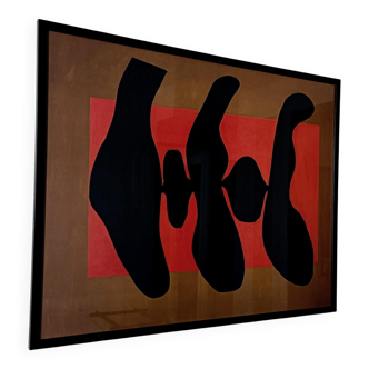 Robert Motherwell (Oil on Canvas, The Dance II, 1952), Poster/ Print, MOMA NY
