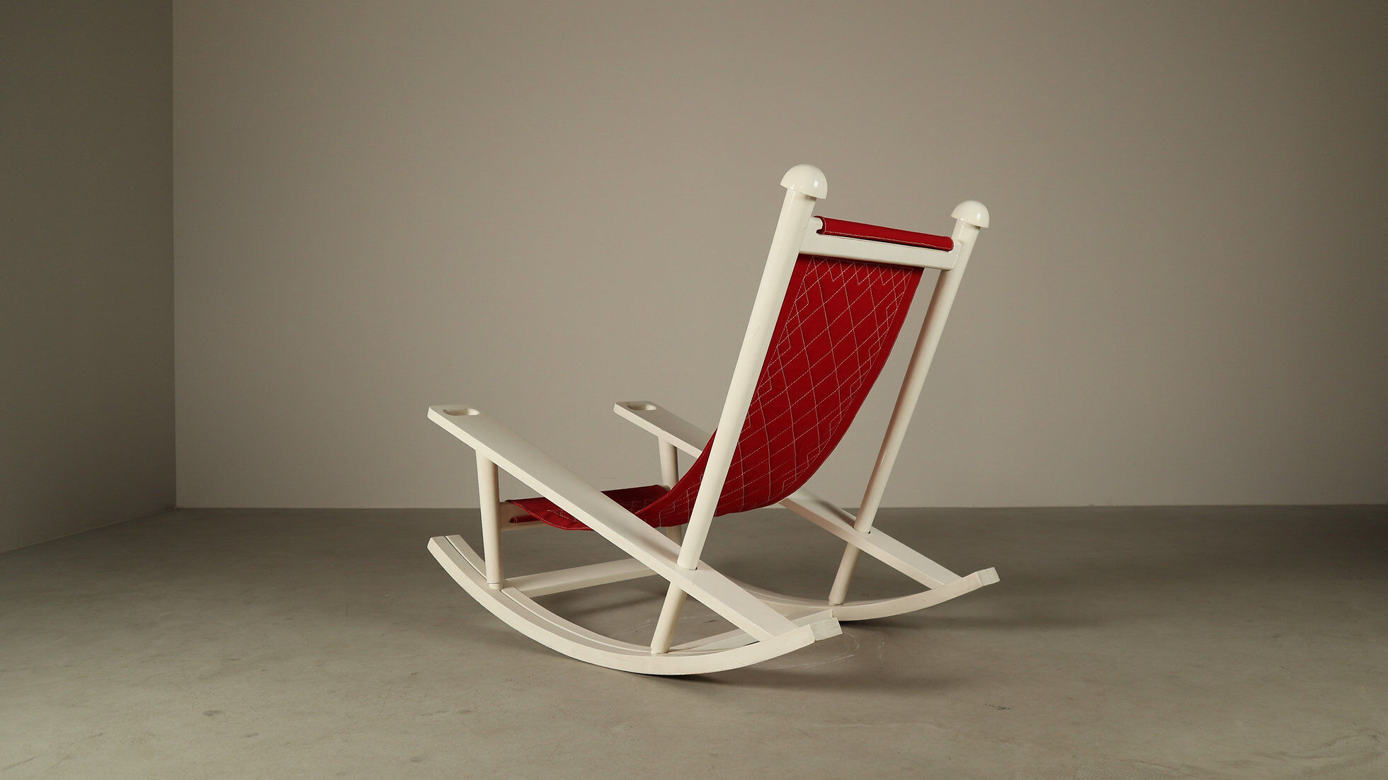 Gilles Sermadiras for Maison et Jardin, “Deauville” rocking chair, France, 1950