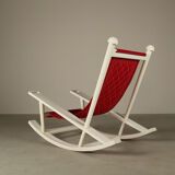 Gilles Sermadiras for Maison et Jardin, “Deauville” rocking chair, France, 1950