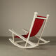 Gilles Sermadiras for Maison et Jardin, “Deauville” rocking chair, France, 1950