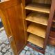 Large bar counter furniture 233 cm buffet in solid cherry wood 1970
