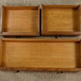 Small Secretary/Chiffonier in Mahogany Burl and Lemonwood – 1900