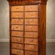 Buffet bas ancien en bois massif XVIII