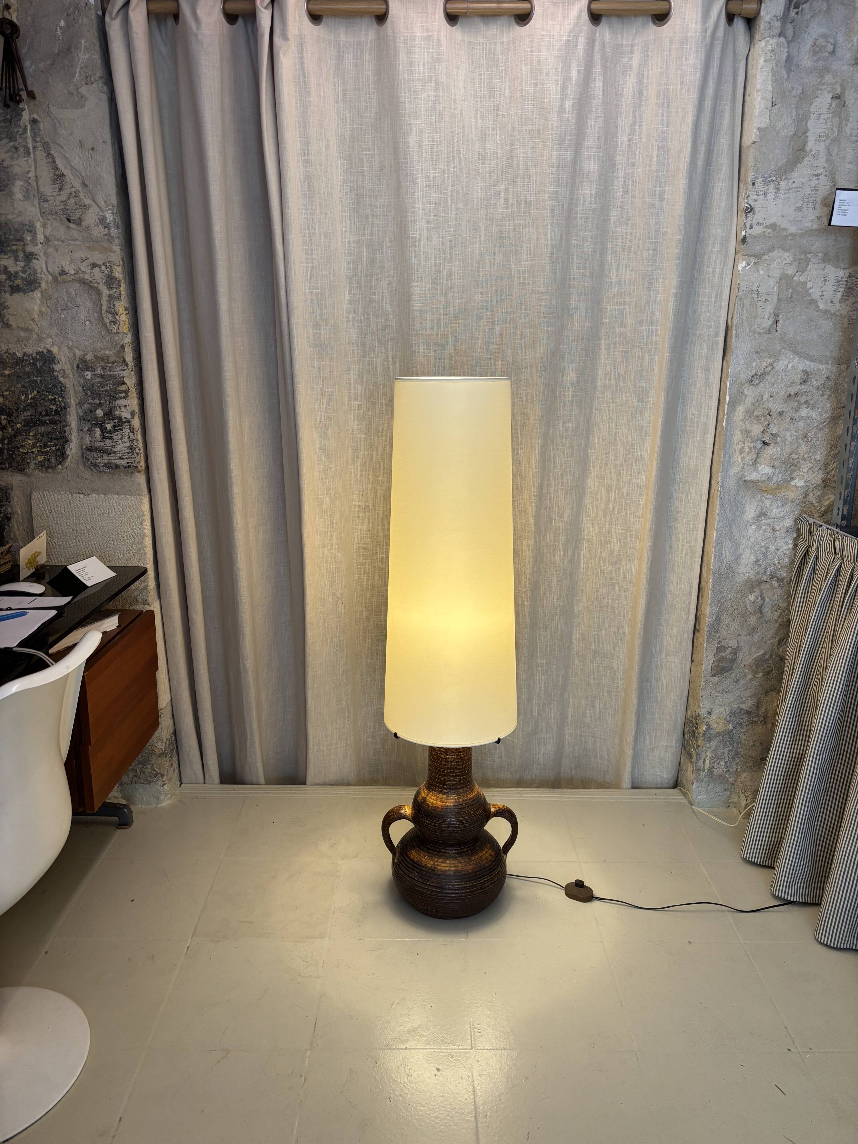 Accolay ceramic floor lamp from the 60s and 70s
